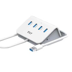 FLY-3408-01 4port Hub 1-USBC 3.0 (Telefon Stand Özellikli)