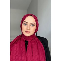 Dalga desen bordo