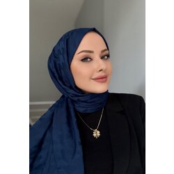 Kazayağı şal lacivert