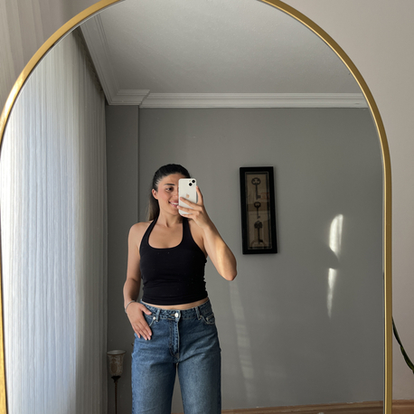 Halter yaka top