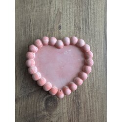 Dekoratif Alçı Bubble Kalp Tabak