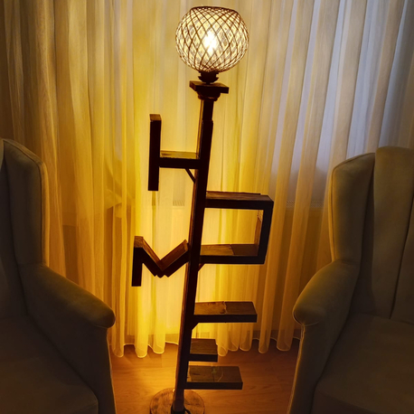 HOME Led Lambader Kitaplık