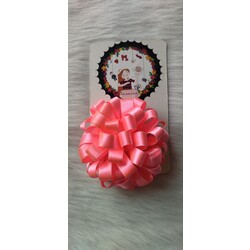 Neon Pembe Saten Top Toka