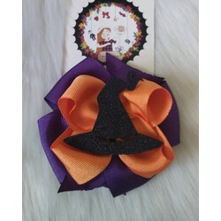 Halloween Pırıltılı Cadı Şapkası Pens Toka