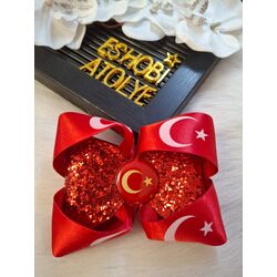 Parıltı Türk Bayrağı Pens Toka