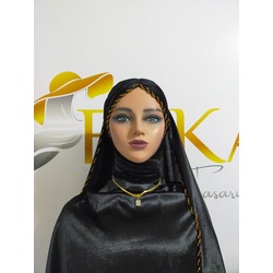 Şal Modeli Kadife Kına Başı