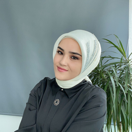 Bambu kumaş eşarp model ( krem rengi) 