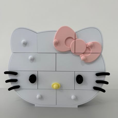 Hello Kitty Çekmeceli Takı Kutusu - Masa Üstü Organizer