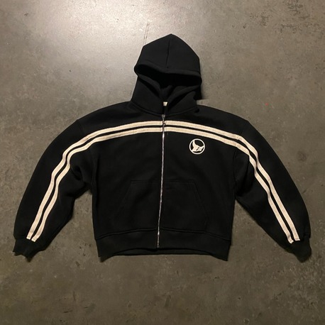 SNIFFIN LIN3S ZIP HOODIE-BLACK