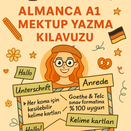 A1 ALMANCA YAZMA REHBERİ (Goethe&Telc Schreiben Kılavuzu)