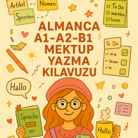 A1+A2+B1 ALMANCA YAZMA REHBERİ (Goethe&Telc Schreiben Kılavuzu)