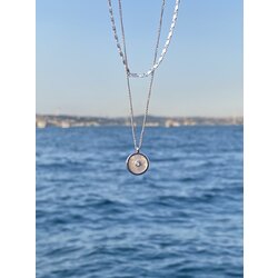 Silver Çelik Kolye