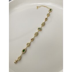 Golds Y Taşlı Bileklik Çelik 