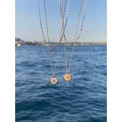 Gold Silver Arkadaşlığı Çelik Kolye