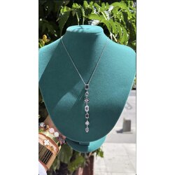 Silver Y Kolye Çelik