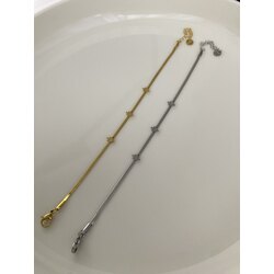 2’li Set Gold&Silver Arkadaşlığı Kutup Yıldızı Bileklik