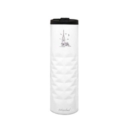 Esseniro White Diamond Termos Mug / Kız Kulesi