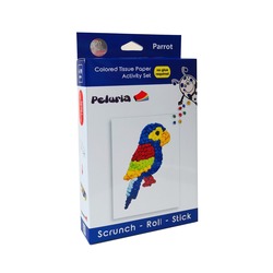 Peluria Pelür Kağıdı Etkinlik Seti - PARROT (PAPAĞAN)