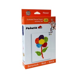 Peluria Pelür Kağıdı Etkinlik Seti - FLOWER (ÇİÇEK)