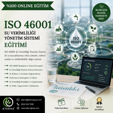 460001 Su verimliliği yönetim sistemi eğitmi