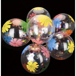10 lu Paket Gökkuşağı Renkli Balonlar