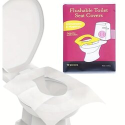 10 lu paket Tek Kullanımlık Tuvalet Kapak Örtüsü
