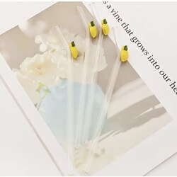 2 li  Limon Detaylı Cam Pipet