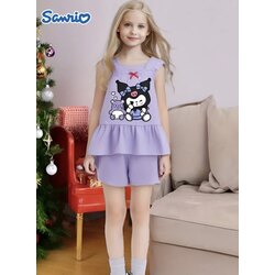 Sanrio Kuromi Kolsuz Alt-Üst Takım
