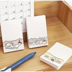Kedi Karikatür Yapışkan Not Kağıtları