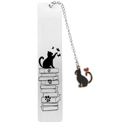 Kedi Figürlü Kitap Ayracı
