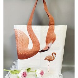 Flamingo Desenli Tote Çanta
