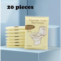20 Adet Tek Kullanımlık Tuvalet Kılıfı