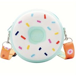 Sevimli Donut Şeklinde Silikon Para Cüzdanı