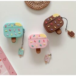 Pink Ice Cream İphone Airpods Kulaklık Kılıfı