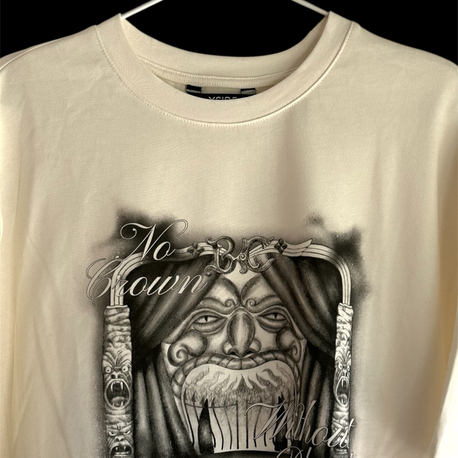 Black Cat Society | Ekru | Graphic T-shirt