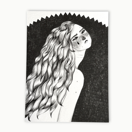 The Sea | Poscard Size Art Print