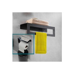 Metal Banyo Havlu Askılığı ve Tuvalet Kağıdı Askılığı