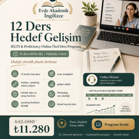 12 Ders Hedef Gelişim