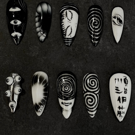 Junji İto Nail Set