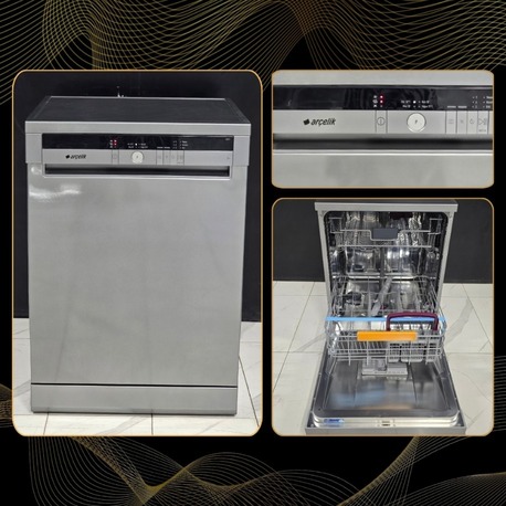 SIFIRLANMIŞ ARÇELİK PYANO SERİ GRİ 4 PROGRAMLI BULAŞIK MAKİNESİ