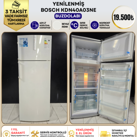BOSCH KDN40A03NE 401 LT NO-FROST BUZDOLABI 