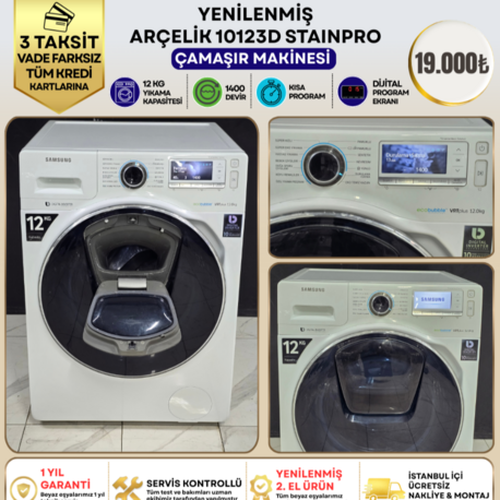 SAMSUNG ADDWASH ECOBUBBLE 12 KG 1400 DEVİR ÇAMAŞIR MAKİNESİ