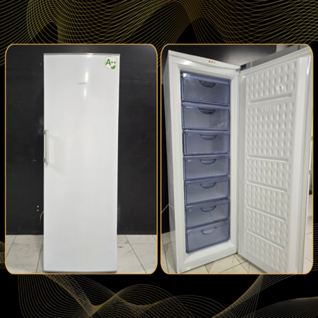 SIFIRLANMIŞ UĞUR 258 LT 7 BÖLMELİ DİKEY DERİN DONDURUCU