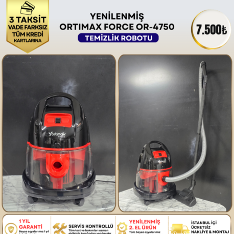 ORTIMAX FORCE OR-4750 SU FİLTRELİ TEMİZLİK ROBOTU