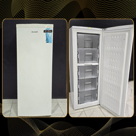 SIFIRLANMIŞ ARÇELİK 210 LT 5 BÖLMELİ DİKEY DERİN DONDURUCU
