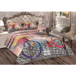 EVLEN HOME COLLECTİON BİSİKLET YATAK ÖRTÜSÜ