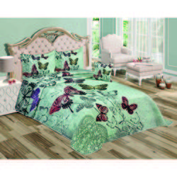   EVLEN HOME COLLECTİON KELEBEĞİM YATAK ÖRTÜSÜ