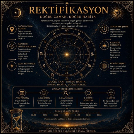 Doğum Saati Bulma • Rektifikasyon Analizi 