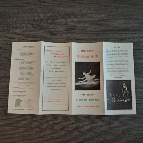 Moskova Devlet Buz Balesi Program ve Tanıtım Broşürü 