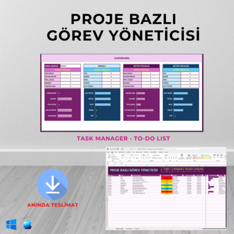 Proje Bazlı Görev Yöneticisi (Task Manager)